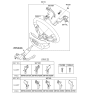 Diagram for Hyundai Elantra Cruise Control Switch - 96700-3X801-RDR