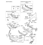 Diagram for 2015 Hyundai Elantra Bumper - 86511-3X500