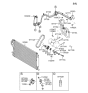 Diagram for 2004 Hyundai Santa Fe A/C Compressor Cut-Out Switches - 97752-3A000