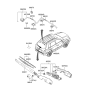 Diagram for 2005 Hyundai Tucson Wiper Motor - 98700-2E000