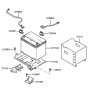 Diagram for Hyundai Battery Terminal - 37250-2E000