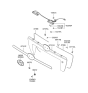 Diagram for 2004 Hyundai Tucson Emblem - 86390-4A000