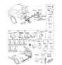 Diagram for Hyundai Turn Signal Flasher - 95550-2E000