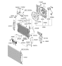 Diagram for 2004 Hyundai Tucson Fan Blade - 25231-2E000