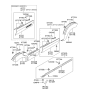 Diagram for 2004 Hyundai Tucson Door Moldings - 87721-2E010