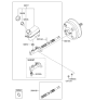 Diagram for Hyundai Tucson Brake Master Cylinder Reservoir - 58510-2E500