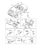 Diagram for 2004 Hyundai Tucson Dimmer Switch - 94950-2E000-CA