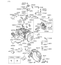 Diagram for 2006 Hyundai Tucson Dipstick - 46580-39050