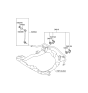 Diagram for 2006 Hyundai Tucson Sway Bar Link - 54830-2E000