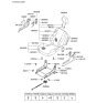 Diagram for 2005 Hyundai Tucson Seat Cushion - 88200-2E500-DDL