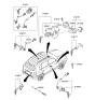 Diagram for Hyundai Trunk Lock Cylinder - 81250-2EA00