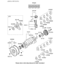 Diagram for Hyundai Tucson Harmonic Balancer - 23124-23762