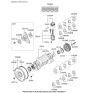 Diagram for 2005 Hyundai Tucson Crankshaft Pulley - 23124-23762