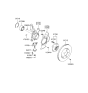 Diagram for 2006 Hyundai Tucson Wheel Hub - 51750-2E000