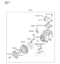 Diagram for 2003 Hyundai Elantra A/C Clutch - 97644-39000