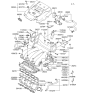 Diagram for 2000 Hyundai Elantra Emblem - 86300-38000