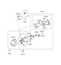 Diagram for Hyundai Tucson Steering Column Cover - 56131-2E500-LM