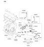 Diagram for 2005 Hyundai Tucson Thermostat Housing - 25620-23650