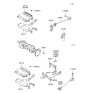 Diagram for 2006 Hyundai Tucson Engine Control Module - 39180-23131