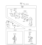 Diagram for Hyundai Tucson Brake Caliper - 58180-2EA00