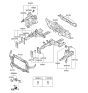 Diagram for Hyundai Engine Mount Bracket - 64615-2V010