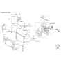 Diagram for Hyundai Veloster A/C Condenser - 97606-2V000