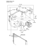 Diagram for 2012 Hyundai Veloster A/C Compressor - 97701-2V000
