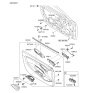 Diagram for 2015 Hyundai Veloster Door Handle - 82610-2V010-SDH