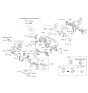 Diagram for Hyundai Veloster Steering Column Cover - 84852-2V400-RY