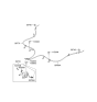 Diagram for 2014 Hyundai Veloster Parking Brake Cable - 59770-2V000