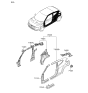 Diagram for 2011 Hyundai Veloster Fuel Filler Housing - 71531-2V010