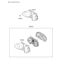 Diagram for 2012 Hyundai Veloster Speedometer - 94001-2V331-RDR