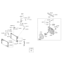 Diagram for 2012 Hyundai Veloster Radiator Hose - 25411-2V700