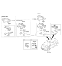 Diagram for 2012 Hyundai Veloster Dome Light - 92800-1R000-8M