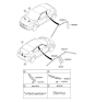 Diagram for 2017 Hyundai Veloster Emblem - 86310-2V000