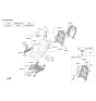 Diagram for 2011 Hyundai Veloster Seat Cushion - 88200-2V690-TBJ