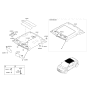 Diagram for Hyundai Veloster Sun Visor - 85210-2V330-TX