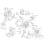 Diagram for 2011 Hyundai Veloster Motor And Transmission Mount - 45211-3BEA0