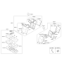 Diagram for 2011 Hyundai Veloster Cup Holder - 89191-2V000-RY