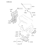 Diagram for Hyundai Accent Crankshaft Seal - 21443-2B000
