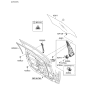 Diagram for Hyundai Veloster Window Motor - 82450-2V000