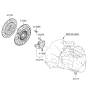 Diagram for 2011 Hyundai Veloster Release Bearing - 41421-2A000