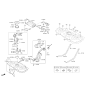 Diagram for Hyundai Veloster Vapor Canister - 31410-2V500