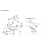 Diagram for 2012 Hyundai Veloster Bumper - 86610-2V510