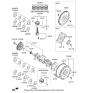 Diagram for 2018 Hyundai Accent Piston Ring Set - 23040-2B600