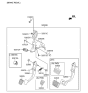 Diagram for Hyundai Azera Brake Light Switch - 93810-3S000