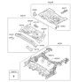 Diagram for Hyundai Veloster Floor Pan - 65520-2V100