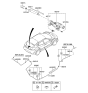 Diagram for 2013 Hyundai Veloster Wiper Motor - 98700-2V000