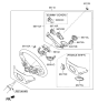 Diagram for 2015 Hyundai Veloster Cruise Control Switch - 96710-2V500-RDR