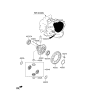 Diagram for 2011 Hyundai Veloster Differential - 43322-2A000